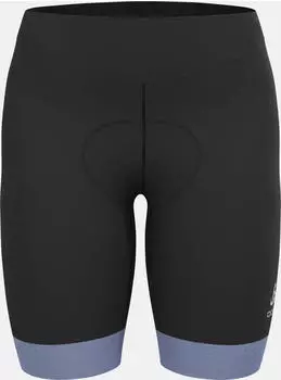 Odlo Zeroweight Fahrradhose kurz black/blue heron (Damen) (422361-60297)