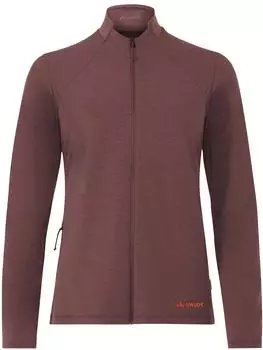 VAUDE Women's Wintry Fz Ls-Shirt (49066) ruby dusk