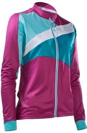 Cube AM WLS Trikot Langarm berry/blau