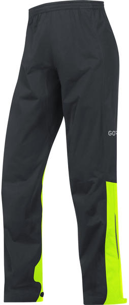Gore C3 Gore-Tex Active Pants black/neon yellow (100035)