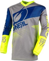 O'NEAL E001-205, O'NEAL Element Factor Motocross Jersey Herren grau, XL