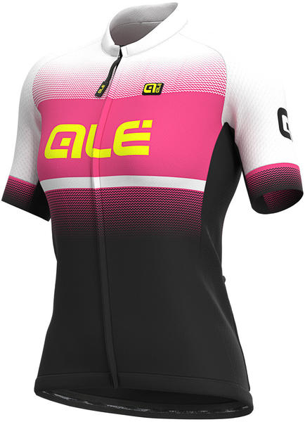 Alé Cycling Solid Blend Trikot Woman's black/fluo pink