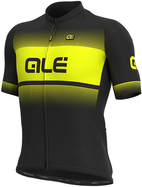 Alé Cycling Solid Blend Trikot Men's black/fluo yellow