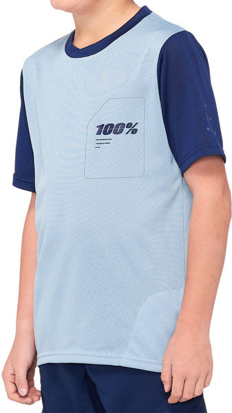 100% Ridecamp Trikot youth light slate/navy
