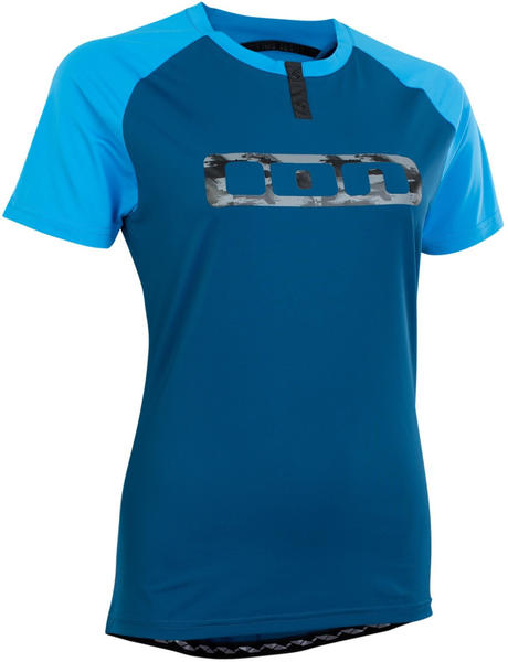 ion Traze Button Short Sleeve Shirt Women (2021) ocean blue