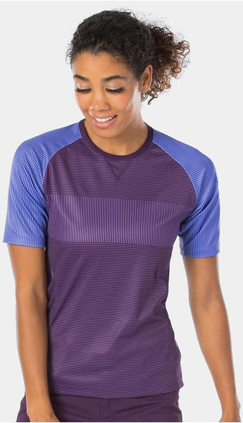 Bontrager Rhythm Tech T-Shirt Woman's ultraviolet/mulberry