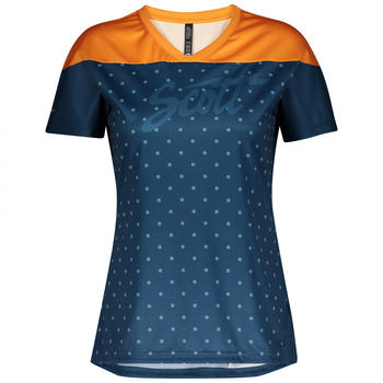 Scott Sports Scott Women's Trail Shirt Flow S/S Lunar Blue / Amber Yellow