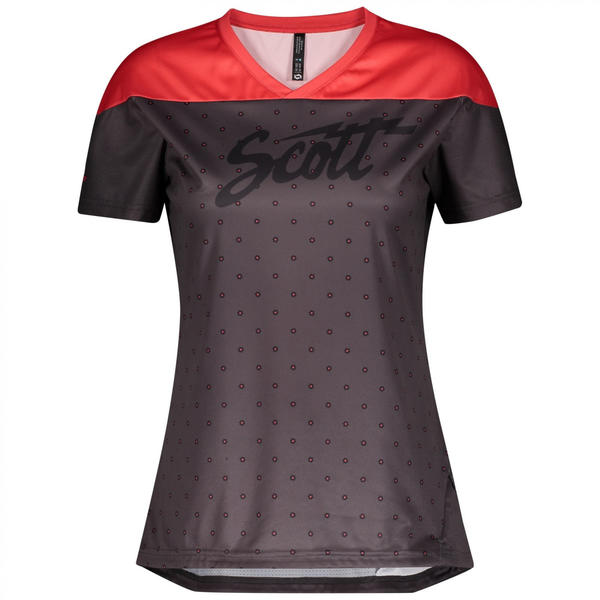 Scott Sports Scott Women's Trail Shirt Flow S/S Dark Grey / Lollipop Pink