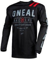 O'Neal MX Jersey Element M Dirt - Schwarz/Grau