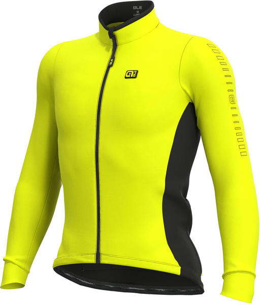 Alé Cycling Solid Fondo L/S Jersey Men fluo yellow (2020)