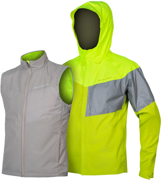Endura Urban Luminite II 3-in-1 Jacket Men neon yellow (2020)