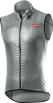 Castelli Aria Weste Men's silver/gray