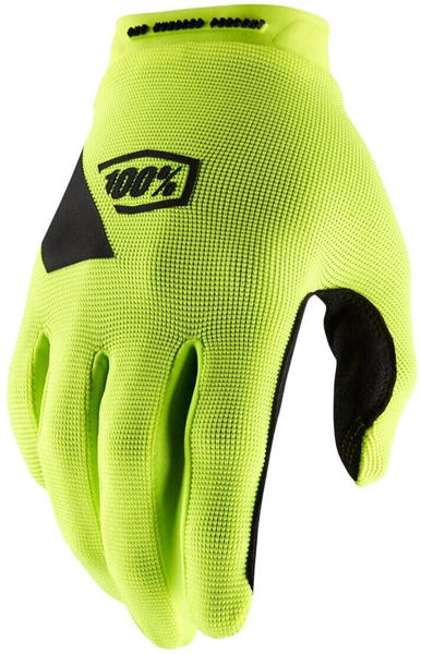 100% Ridecamp Gloves fluo yellow