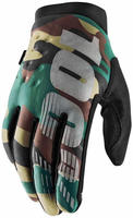 100percent 10003-00005, 100percent Brisker Gloves Schwarz S Mann Camo / Black
