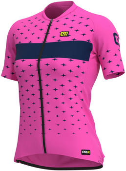 Alé Cycling PRR Stars s/s Jersey Women fluo pink/navy blue (2021)