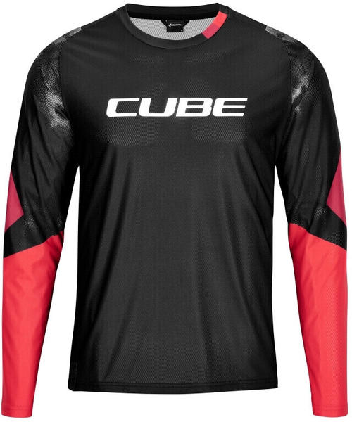 Cube Edge Jersey L/S Men black'n'red (2021)