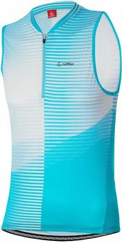 Löffler Premium Sportswear Löffler Aero Half-Zip Bike Tank Top Woman's (2021) cool water