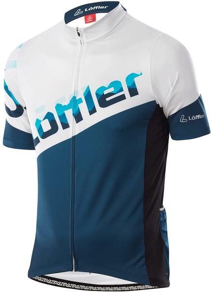 Löffler Premium Sportswear Löffler Messenger Full-Zip Biketrikot Men (2021) deep water