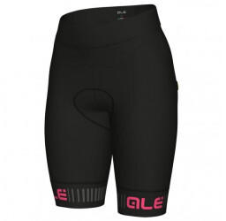Alé Cycling Women's Shorts Solid Traguardo black/fluo pink