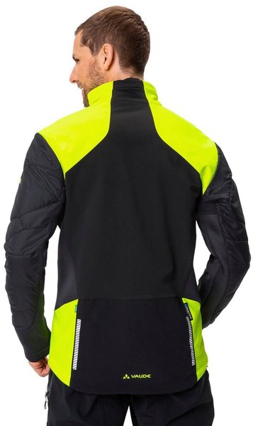 Fahrrad-Windjacke Ausstattung & Eigenschaften VAUDE Men's Minaki Jacket III black/yellow