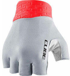 Cube Performance Kurzfinger-Handschuhe grey'n'red