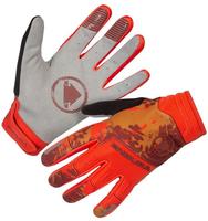 Endura RE1184PA, Endura SingleTrack Windproof Bikehandschuhe-Orange-S,...