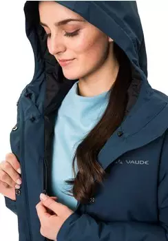 VAUDE Womens Cyclist Padded Parka II Dark Sea – VAUDE Womens Cyclist Padded Parka II Dark Sea: Perfekter Schutz für Radfahrerinnen