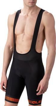 Alé Cycling PRR Strada Bib Shorts Men black/fluo orange (2021)