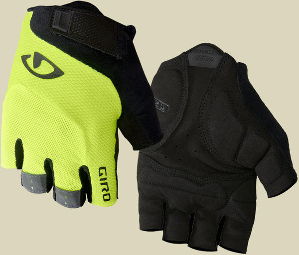 Giro Bravo Gel Gloves highlight yellow