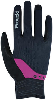 Roeckl Mori Handschuhe schwarz/pink