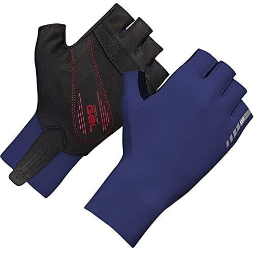 GripGrab Aero TT Raceday Short Finger Gloves navy blue