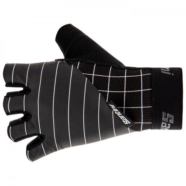 Santini Cycling Glove Long Cuff Dinamo Black