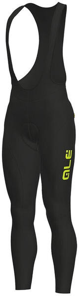 Alé Cycling Winter Bib Trousers Black / Yellow Fluor