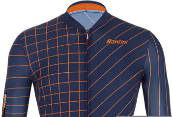 Santini Eco Sleek Dinamo Short Sleeve Shirt Men (2021) nautica blue