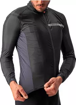 Castelli Squadra Stretch Jacke Herren fiery light black/dark gray