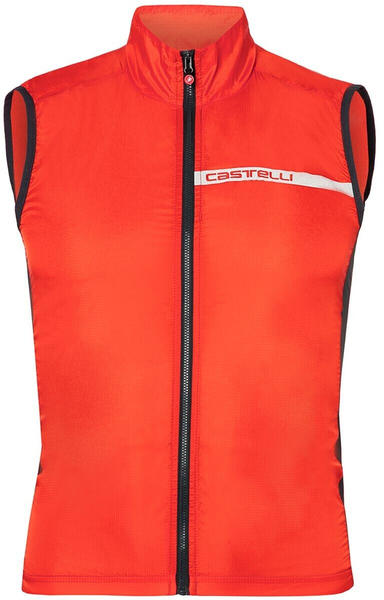 Castelli Squadra Stretch Vest fiery red/dark gray