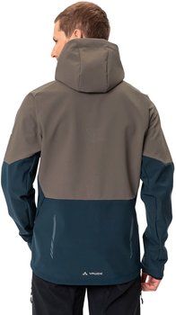 VAUDE Men's Qimsa Softshell Jacket coconut/dark sea – VAUDE Men"s Qimsa Softshell Jacket coconut/dark sea: Perfekte Fahrrad-Windjacke