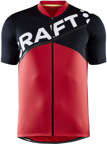 Kurzarm-Radtrikot Eigenschaften & Allgemeine Daten Craft Core Endur Logo Shirt Men (2021) bright red/black
