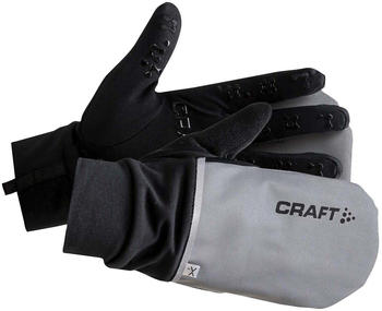 Craft Hybrid Weather Glove silver/black