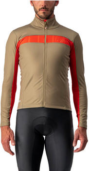 Castelli Mortirolo VI Jacke Herren oliv/rot