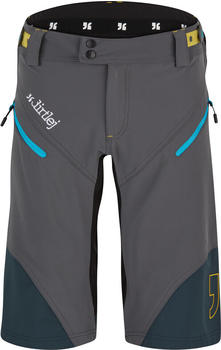 dirtlej Trailscout Half & Half Shorts Men grey/turq
