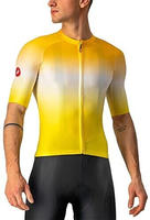 Castelli 4522014730-XXL, Castelli Aero Race 6.0 Short Sleeve Jersey Gelb 2XL Mann