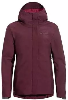 VAUDE Women's Cyclist Warm Rain Jacket (cassis)