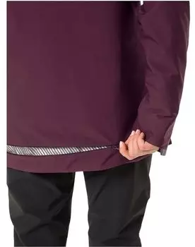VAUDE Women's Cyclist Warm Rain Jacket (cassis) – Hochwertige Materialien und durchdachtes Design