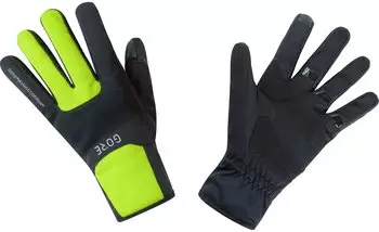 Gore M Windstopper Glove black yellow Gore M Windstopper Glove black yellow