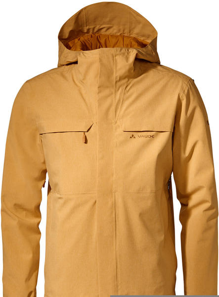 VAUDE Men's Yaras Warm Rain Jacket (burnt yellow)