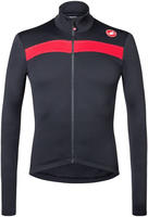 Castelli 4518511-030, Castelli Puro 3 Jersey Warmes Langarmtrikot dark gray/red