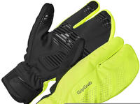 Ride Winddichte Deep Winter Lobster Handschuhe gelb / L