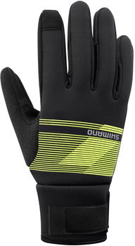 Shimano Windbreak Thermal Gloves (black/neon yellow)