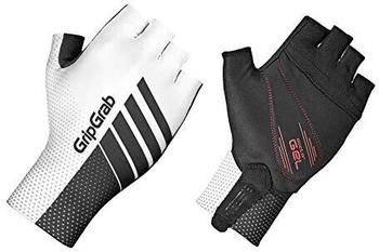 GripGrab Aero TT Raceday Short Finger Gloves black-white